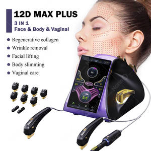 Máquina de Belleza 3 en 1 con 3 Manijas 7D 22D para Reafirmar la Piel y Moldear el Cuerpo y la Cara MFU22D Max con 9 Cartuchos - Product Image 2