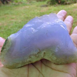 Venta al por Mayor de Piedras Preciosas Naturales, Calcedonia Azul Turca en Bruto y Ágata Azul en Bruto para la Fabricación de Joyas - Product Image 4