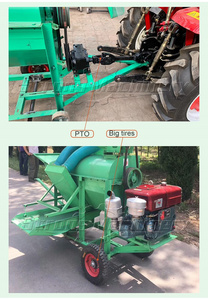 Điện nhỏ kê đậu nành đập máy Ngô lúa Miến tuốt lúa máy để bán - Product Image 4