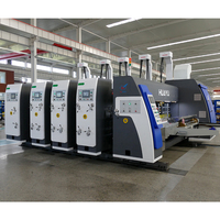 Huayu Serie Automatische Golfkarton Kartonnen Doos Vormen Print Sleuven Stans Snijmachine Fabrikant