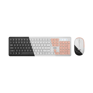 SAMA MK360 Wireless Keyboard <b>Mouse</b> Combo 104 Keys Ultra Thin Ergonomic Design English Layout - Product Image 4