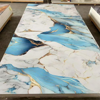 Panneau mural en PVC imitation marbre personnalisé, imperméable, insonorisant, ignifuge, écologique pour usage domestique et commercial