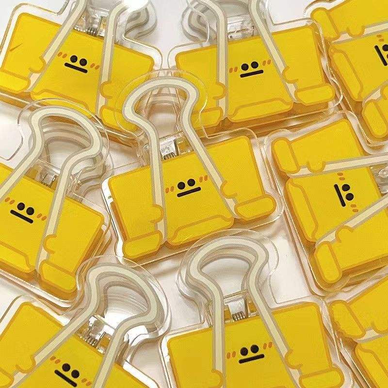 Petit clip d'oeil [JAUNE] revêtement double face