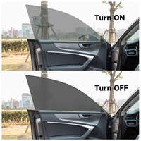 Película PDLC Inteligente Conmutable para Ventanas de Coche, Vidrio Eléctrico con Tinte de Privacidad 4.2 Haze, Autoregenerable y con Cambio de Color