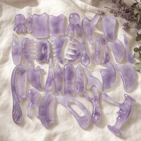 Brosse de massage Gua Sha à marque privée pour drainage lymphatique, anti-gonflement, lifting facial et corporel, avec fonction musicale