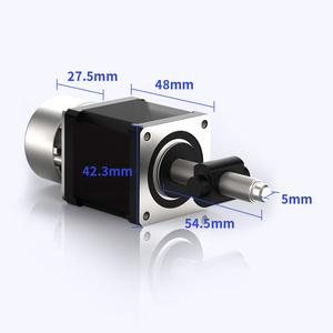 RB 17HD mit Bremse und Riemenscheibe, gleiche Größe 42mm NEMA17 Hybrid-Schrittmotor mit Encoder, medizinischer Schrittmotor für Drucker - Product Image 2