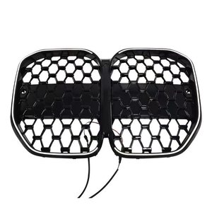 Parrilla Delantera Negra Tipo Panal con Iluminación LED para BMW Serie 4 G22, Modelo Meteor de 2 Puertas, 2020-2025 - Product Image 4