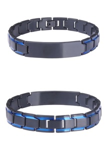 Pulsera de Acero Inoxidable de Moda para Hombre y Mujer con Correa Ajustable de Lujo Ligero en Oro de 18K de Gran Venta - Product Image 5