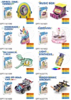 Kit de Modélisme DIY Projecteur LED, Puzzle 3D, Ensemble d'Expériences Scientifiques Optiques, Cadeau STEM d'Ingénierie Mécanique pour Enfants, Projet Scolaire