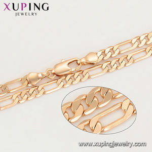 46454 <span class=keywords><strong>xuping</strong></span> 2019 più nuovo disegno di modo placcato oro monili della collana della catena per il neutro - Product Image 4