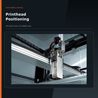 Sistem Ekstrusi Pelet Printer 3D Industri Skala Besar Baru dengan Tempat Pemanas, Ekstruder Ganda, Perataan Otomatis, Kecepatan Cetak 350mm/s