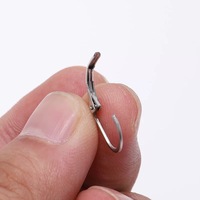 Crochets d'oreille à levier en acier inoxydable 316L, hypoallergéniques, pour la fabrication de bijoux