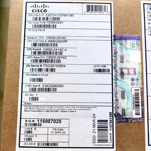 Commutateur empilable original Alyst 9500 24x1/10/25G 4 ports 40/100G C9500-24Y4C-A POE SNMP QoS - Product Image 1