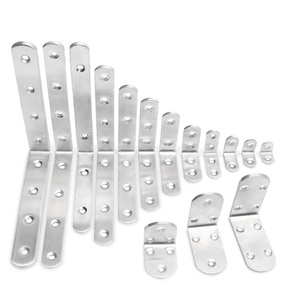 Wholesale Stainless Steel 90 Degree L‑Shape <b>Corner</b> Bracket Round End Furniture <b>Cabinet</b> Wall Mount Support Connecting Hardware - Product Image 2