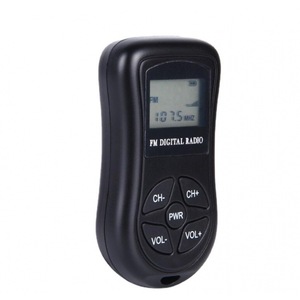 Récepteur radio numérique FM portable avec écouteurs, 64,0-108,0 MHz, écran LCD, alimenté par batterie - Product Image 3
