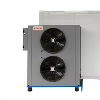 Nieuw commercieel warmtepomp droogsysteem voor gember/moringa bladeren/kruiden/taro, motor met hoge efficiëntie, professionele productie-apparatuur