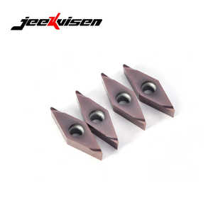 Jeekvisen VBGT1103 04L-F JM115P Insertos de carburo de corte CNC Herramienta HSS de aleación dura para inserto de torneado de torno CNC de acero inoxidable - Product Image 5