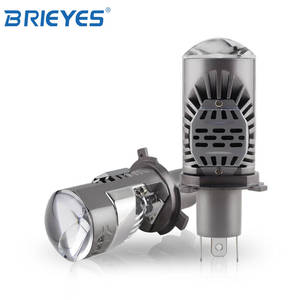 Brieyes Auto A10 Mini projecteur haute puissance H4 50W Plug & Play ampoule LED pour moto 5000LM feux de croisement 6000K AC/DC9V-60V - Product Image 1