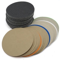 6 pouces 150mm carbure de silicium crochet et boucle papier abrasif disque de ponçage papier abrasif étanche pour outils abrasifs polissage des métaux