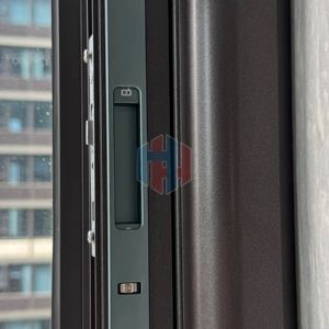 Moustiquaire invisible pliante en maille diamantée, en alliage d'aluminium, anti-insectes, anti-effraction, avec rail suspendu, porte coulissante pliante - Product Image 3