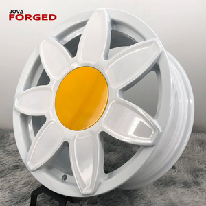 Jova 4ชิ้นสำหรับ Z4ล้อรถหรูดีไซน์กลีบดอกไม้สีขาวแบบกำหนดเอง4ชิ้นใหม่ขนาด40มม./30มม. - Product Image 5