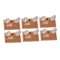 Circuit intégré de lumière LED personnalisé par le fabricant, DC 3V 4.5V 12V, lumière de cycle clignotante, puce de lumière pour jouet, lumière rotative