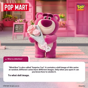 Popmart <span class=keywords><strong>blind</strong></span> BOX PVC โมเดล Pixar's Wonderful <span class=keywords><strong>date</strong></span> Series การ์ตูนของเล่นเนื้อเรื่อง strawberry Bear รถเมโลดี้ของฉันได้แรงบันดาลใจจากการแช่แข็ง - Product Image 2