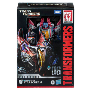 Figurine d'action Transformers <span class=keywords><strong>Starscream</strong></span> Studio Series 06 de Hasbro, personnage du film, robot déformable, jouet parfait pour les enfants et les collectionneurs - Product Image 1