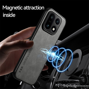 เคสโทรศัพท์มือถือหนังเป็นมิตรกับผิวฝาครอบกันกระแทกติดรถยนต์แบบแม่เหล็กสำหรับ <span class=keywords><strong>OnePlus</strong></span> 15R 15 13T 13R 13 12 11 - Product Image 2