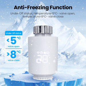 Installation facile Tuya Wifi Zigbee Control Room App Control Room Thermostatique Smart Radiator Valve TRV Heating <span class=keywords><strong>Thermostat</strong></span> - Product Image 3