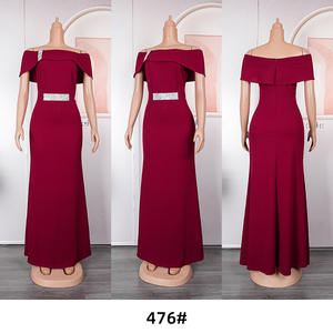 L-3XL New <strong>Bridesmaid</strong> Wedding <strong>Dress</strong> <strong>African</strong> Women's Large One Shoulder Sexy Long <strong>Dress</strong> - Product Image 6