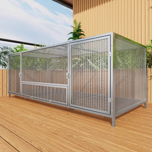 Large Outdoor Metal Cage For Birds And Small Animals Iron Mesh Construction Four Seasons Use - Product Image 1