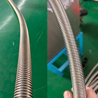 Tuyau flexible de refroidissement en acier inoxydable CDU, tube métallique ondulé, ligne de production de quatre moules avec soudage laser