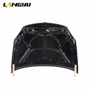 Langyu xe Facelift bộ phận cơ thể động cơ Bìa hoods sợi carbon một phong cách nắp ca-pô phía trước cho Mitsubishi Lancer <span class=keywords><strong>CS3</strong></span> động cơ mui xe - Product Image 2