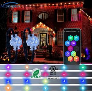 إضاءة LED خارجية دائمة من ميسرابيت، 24 فولت، RGBW، مسار ألومنيوم، مقاومة للماء IP68، تحكم لاسلكي، قابلة للتعتيم، ضمان 5 سنوات - Product Image 1