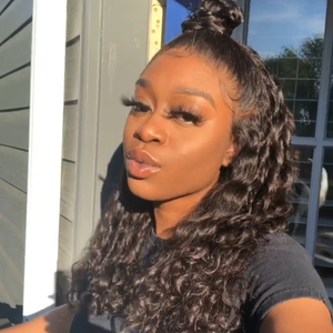 Nhà Cung Cấp Vàng Trinh Nữ Liên Bang Nga Gợn Sóng Xoăn Tóc, Sóng Micro Nhẫn Tóc Nối, Hữu Cơ Thô Gợn Sóng Campuchia Tóc Xoăn - Product Image 1