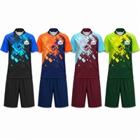 Ensemble de maillots de football personnalisés EURO Club Digital Glitch 26/27, en polyester à séchage rapide, kit de maillot de football OEM