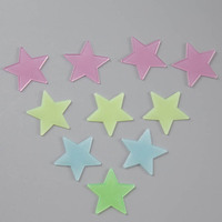100 pcs/Pack Stickers Muraux Étoiles Lumineuses Fluorescentes Noctilucent Glow in Dark