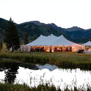 Tentes pour événements de <span class=keywords><strong>mariage</strong></span>, cadre en aluminium, imperméables, résistantes aux UV, quatre saisons, 40x60, barre de <span class=keywords><strong>cristal</strong></span> extensible modulaire pour musique en plein air - Product Image 1