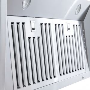 Campana Extractora de Cocina Eléctrica de 28 Pulgadas, 1000 m/h, Filtro de Deflector, Ultra Silenciosa, Motor de 3 Velocidades, Luz LED, Acero Inoxidable, Uso Doméstico - Product Image 3