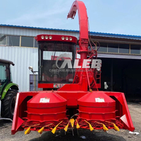 Récolteuse de maïs multifonctionnelle avec égreneuse et système de ensilage Récolteuse de maïs à 4 rangs
