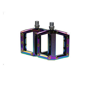 Pédale de VTT personnalisée en alliage d'aluminium Pédales plates colorées à plateforme Système 9/16 axes 2du Pédales de cyclisme ultralégères - Product Image 2