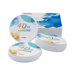 IVSITA Blocchi di Zirconia Dentale 4D--ML, Disco in Zirconia 98mm, Disco in Porcellana per Fresatura Manuale, Accessori per Terapia Orale - Product Image 1