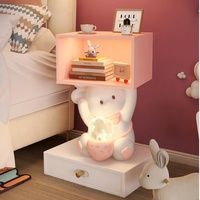 Décorations Modernes pour la Maison : Nouvelle Table de Chevet Lapin Adorable pour Chambre d'Enfant, Décoration de Sol pour Bébé et Enfants avec Canapé