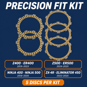 Kit d'embrayage 5 pièces pour <span class=keywords><strong>Kawasaki</strong></span> <span class=keywords><strong>Ninja</strong></span> 400 Z400 ZX-4R Z500 <span class=keywords><strong>Ninja</strong></span> 500 OEM 13088-0592 13088-0593 13088-0630 - Product Image 3