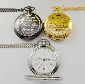 Fashion Forever orologio da tasca <span class=keywords><strong>a</strong></span> <span class=keywords><strong>mio</strong></span> <span class=keywords><strong>figlio</strong></span> ti amo per sempre orologi da tasca - Product Image 1