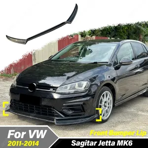 สำหรับ MK6 2011 2012 2013 2014 ชุดแต่งสปอยเลอร์กันชนหน้ารถยนต์ อุปกรณ์ตกแต่งด้านหน้า - Product Image 1