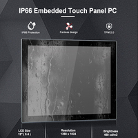 Panel PC Industrial Todo en Uno de 19 Pulgadas con Pantalla Táctil Integrada, Interfaz RS485, Sin Ventilador y de Alta Estabilidad