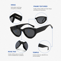 Fournisseur fiable de lunettes de soleil pour femmes de marque Miu Luxury, monture épaisse vintage, style œil de chat, lunettes de soleil rétro œil de chat en acétate