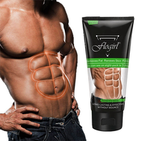 Crème Amincissante Abdominale Homme à la Caféine et Huile de Pépins de Raisin : Accélère la Transpiration, Brûle les Graisses, Raffermit la Peau Flâneuse, Gel Corps Amincissant